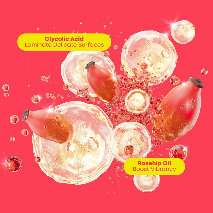 Matrix Glow Mania Color Protecting Shampoo - glycolic acid and rosehip oil