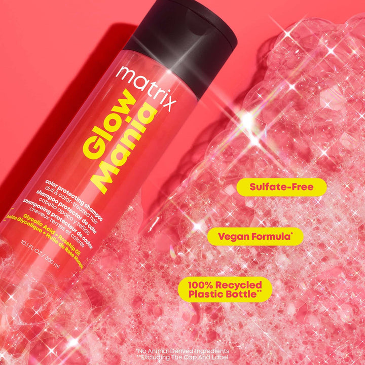 Matrix Glow Mania Color Protecting Shampoo - sulfate-free texture
