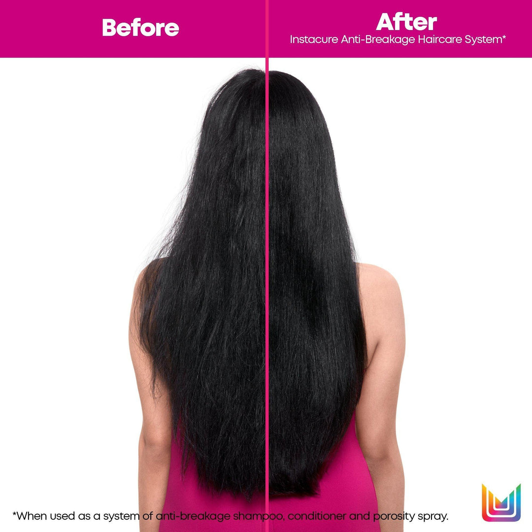 Matrix Instacure Anti-Breakage Conditioner - before and after using the Instacure system