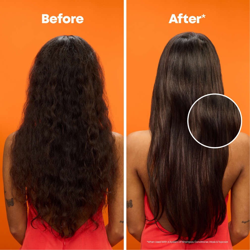 Matrix Mega Sleek Smoothing Conditioner - before and after