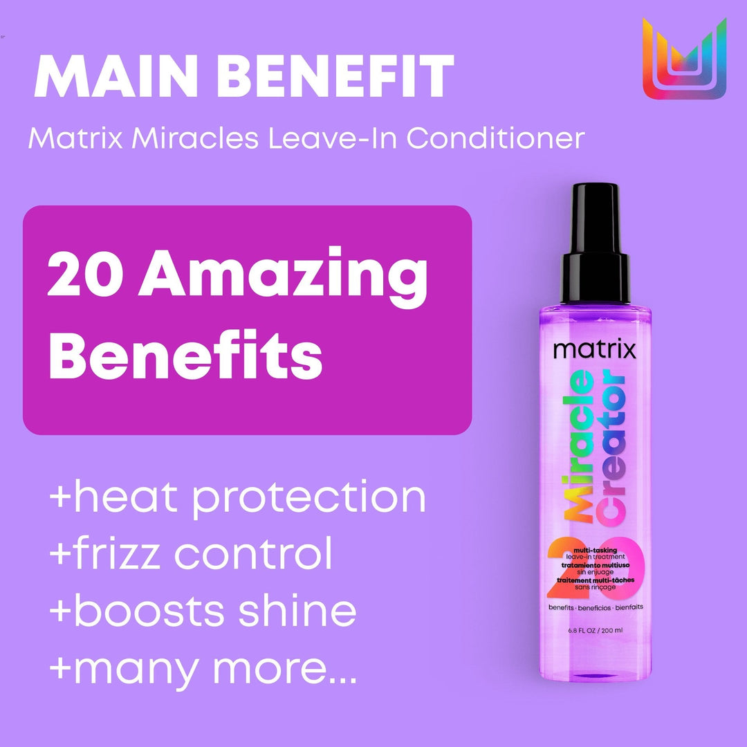 Matrix Miracle Creator Multi-Tasking Hair Treatment - 20 benefits overview