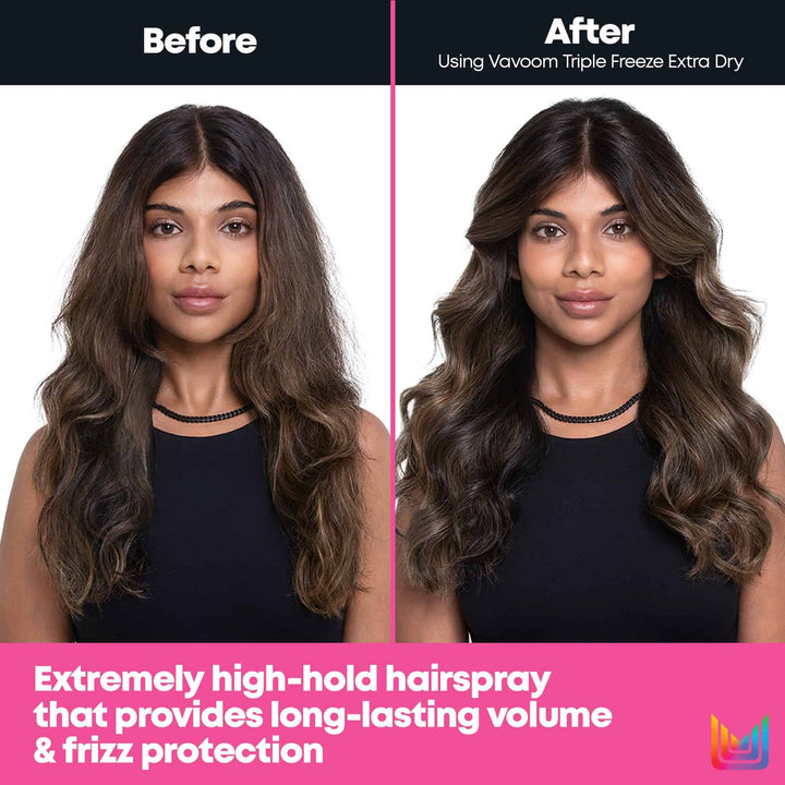 Matrix Vavoom Triple Freeze Extra Dry - before and after