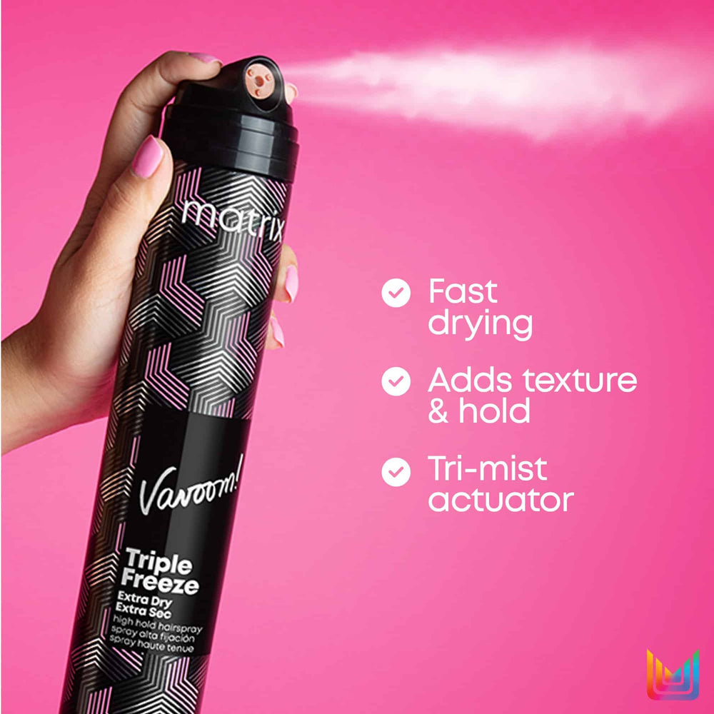 Matrix Vavoom Triple Freeze Extra Dry - key benefits