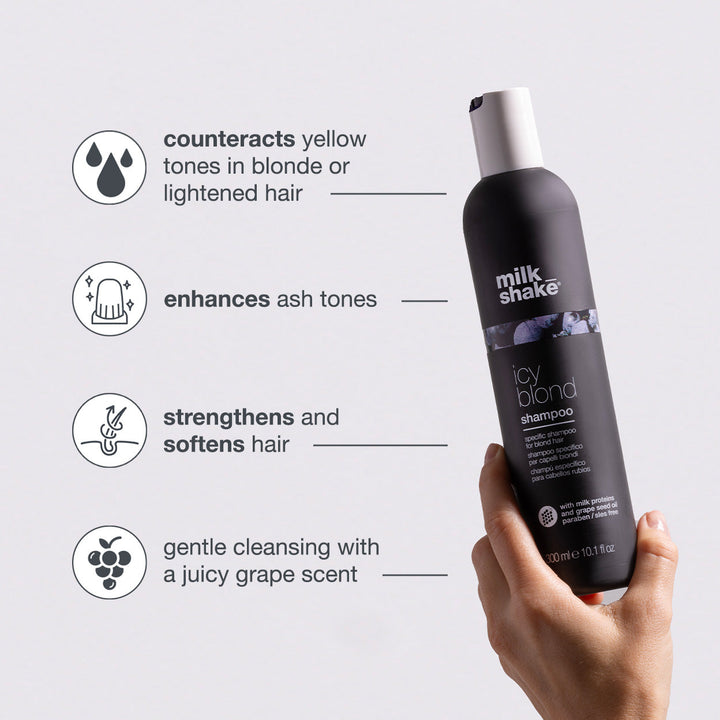 milk_shake Icy Blond Shampoo key benefits