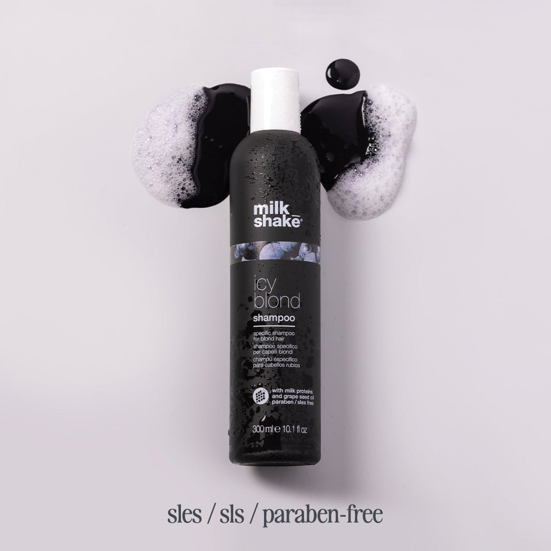 milk_shake Icy Blond Shampoo styled product shot