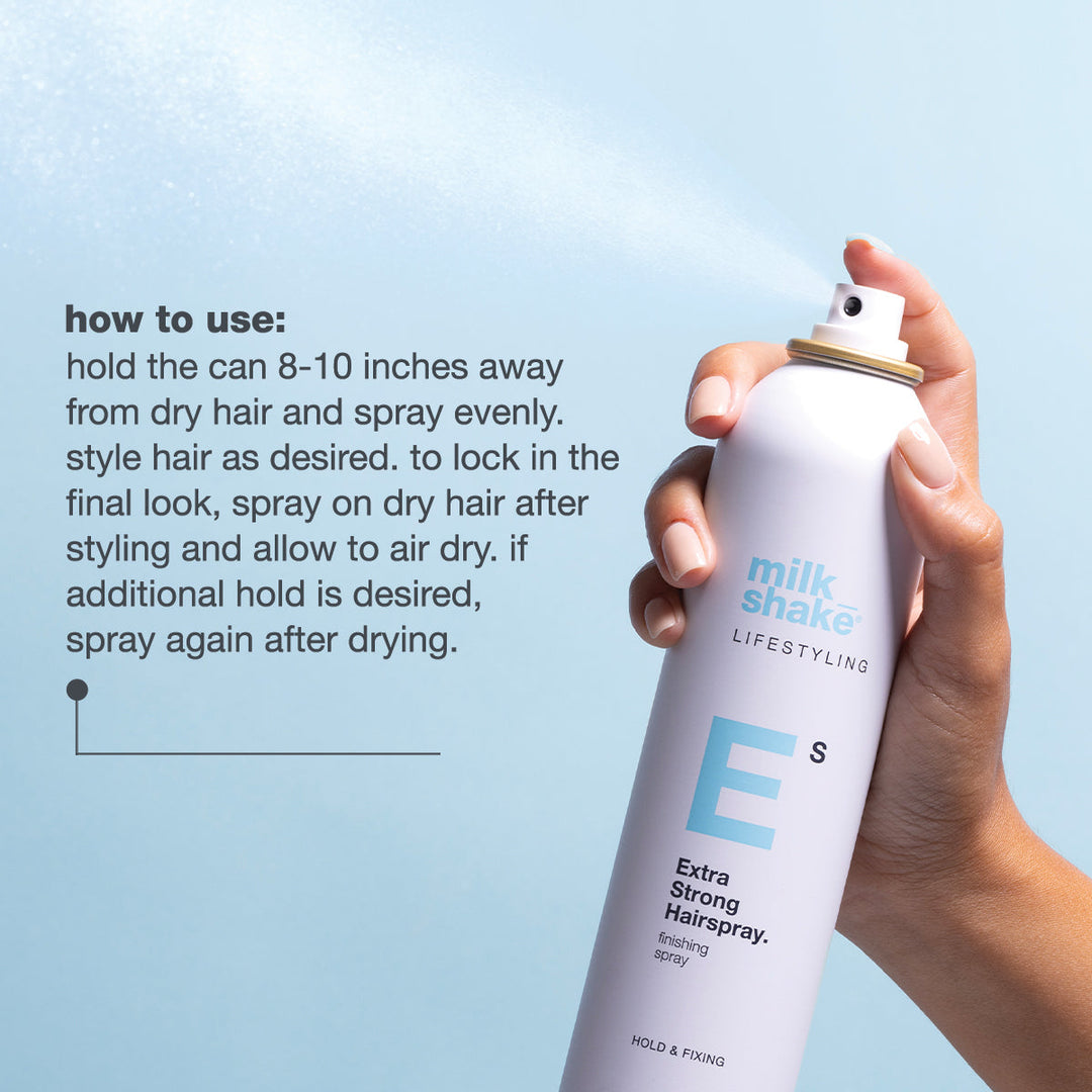milk_shake Lifestyling Extra Strong Hairspray how to use