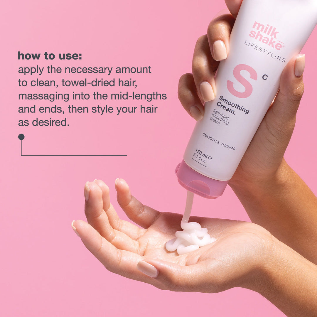 milk_shake Lifestyling Smoothing Cream how to use