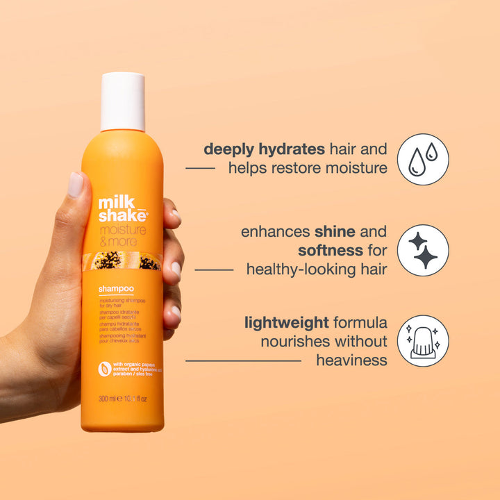 milk_shake Moisture & More Shampoo key benefits