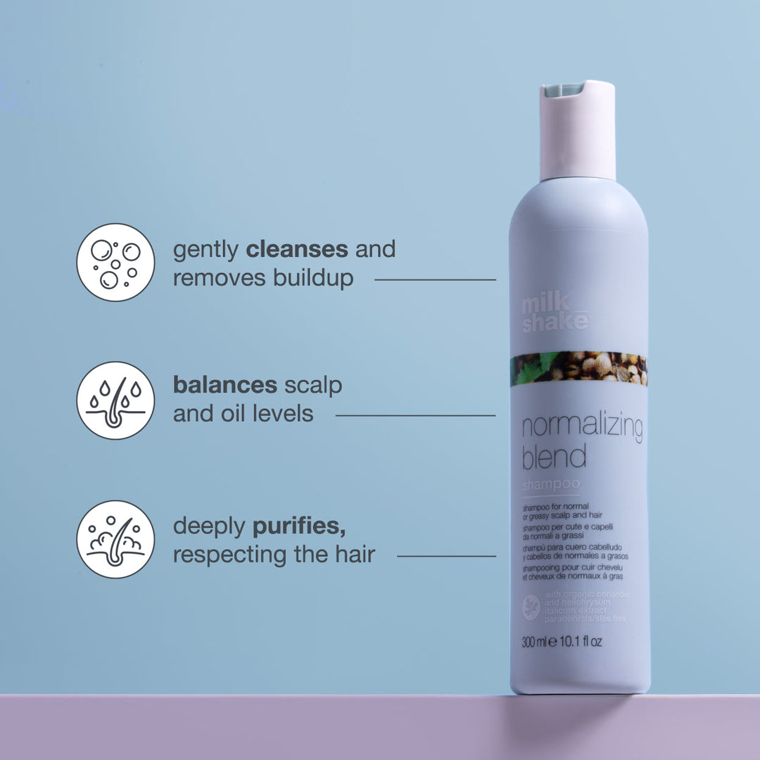 milk_shake Normalizing Blend Shampoo key benefits
