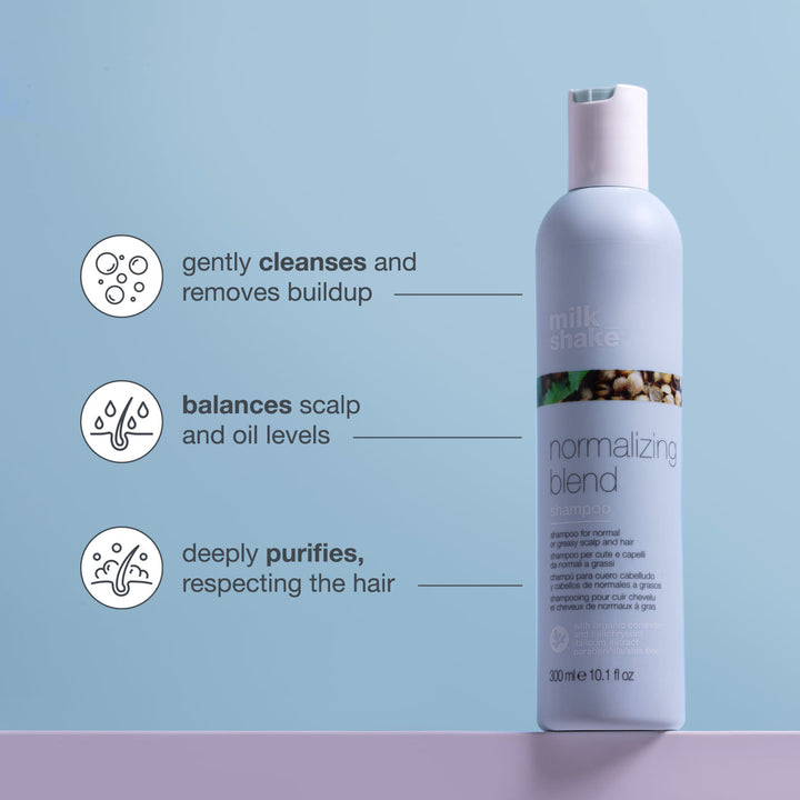 milk_shake Normalizing Blend Shampoo key benefits
