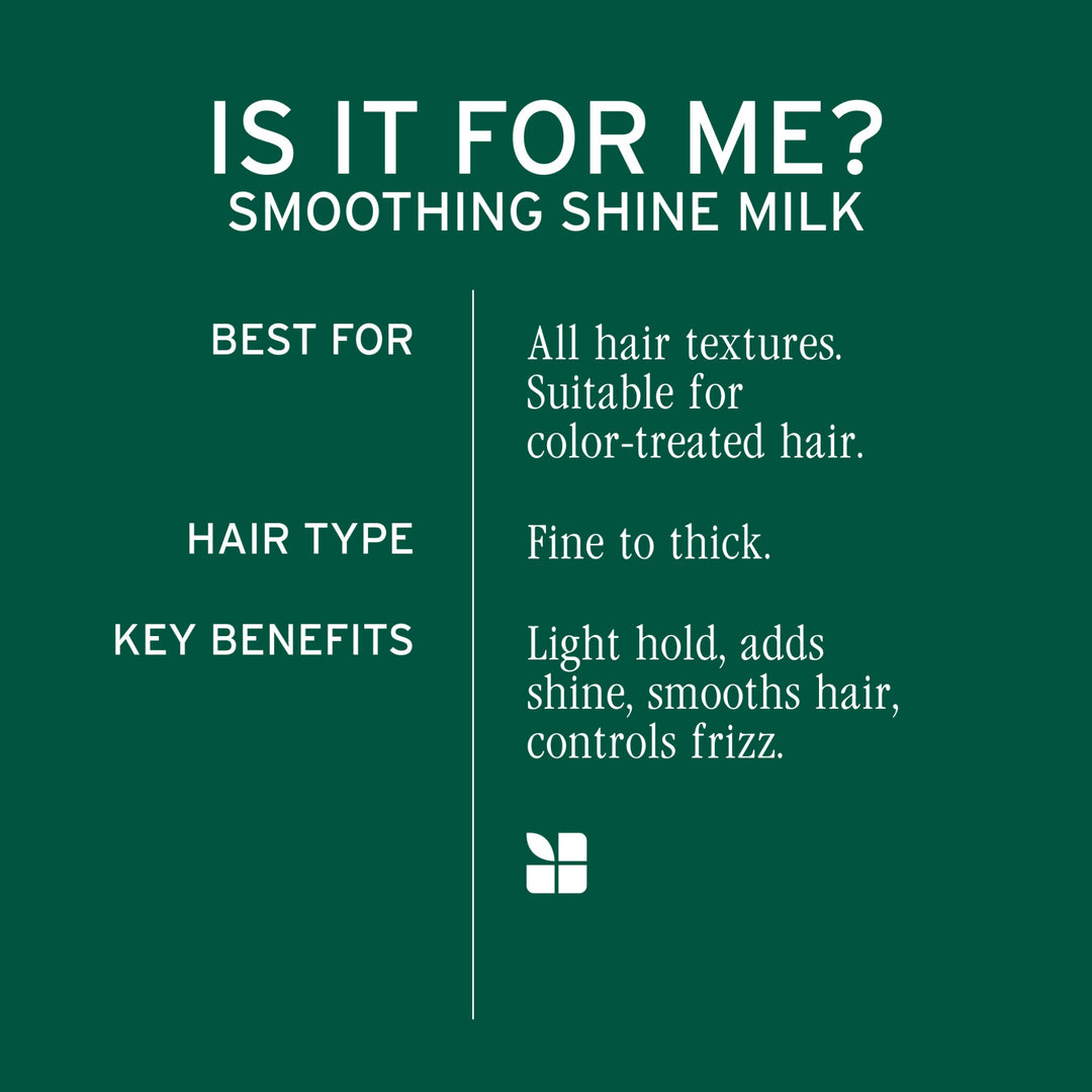 Biolage Smoothing Shine Milk - who it is for