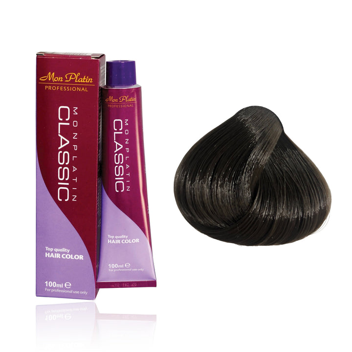 Mon Platin Classic Hair Color 4.1 (Ash Brown)