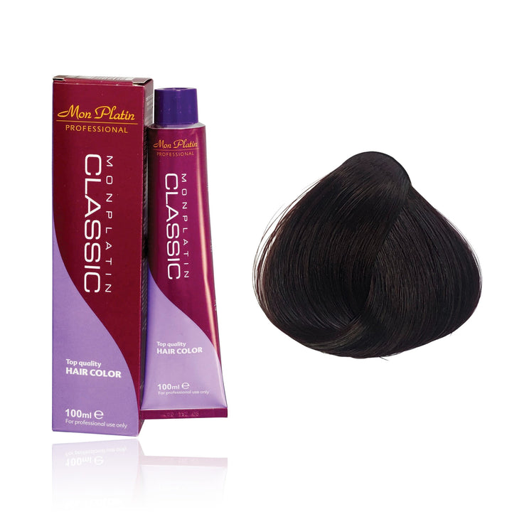 Mon Platin Classic Hair Color 44.25 (Violet Mahogany Brown)