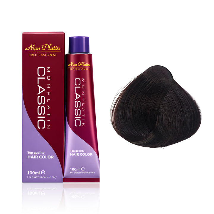 Mon Platin Classic Hair Color 44.25 (Violet Mahogany Brown)