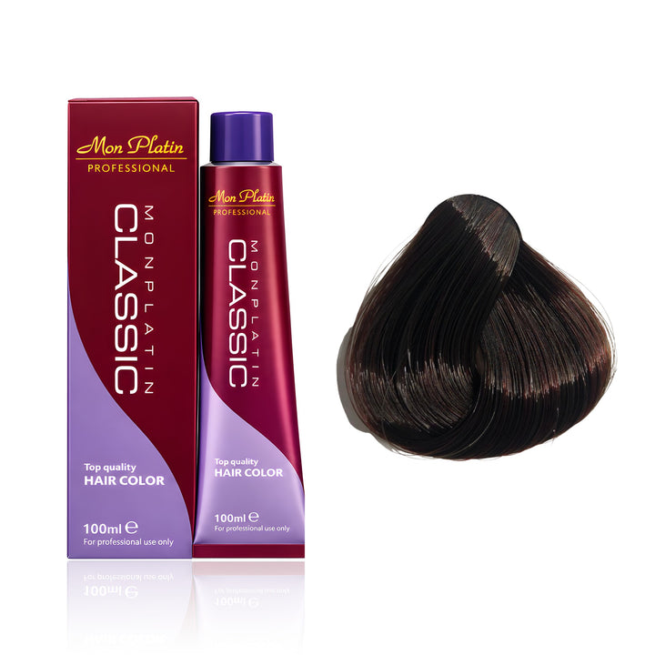 Mon Platin Classic Hair Color 5.35 (Light Golden Mahogany Brown)