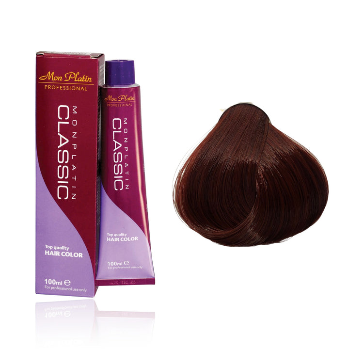 Mon Platin Classic Hair Color 5.66 (Intense Light Auburn Brown)