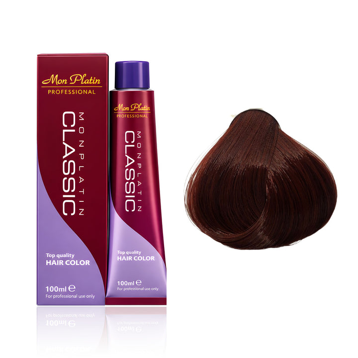 Mon Platin Classic Hair Color 5.66 (Intense Light Auburn Brown)