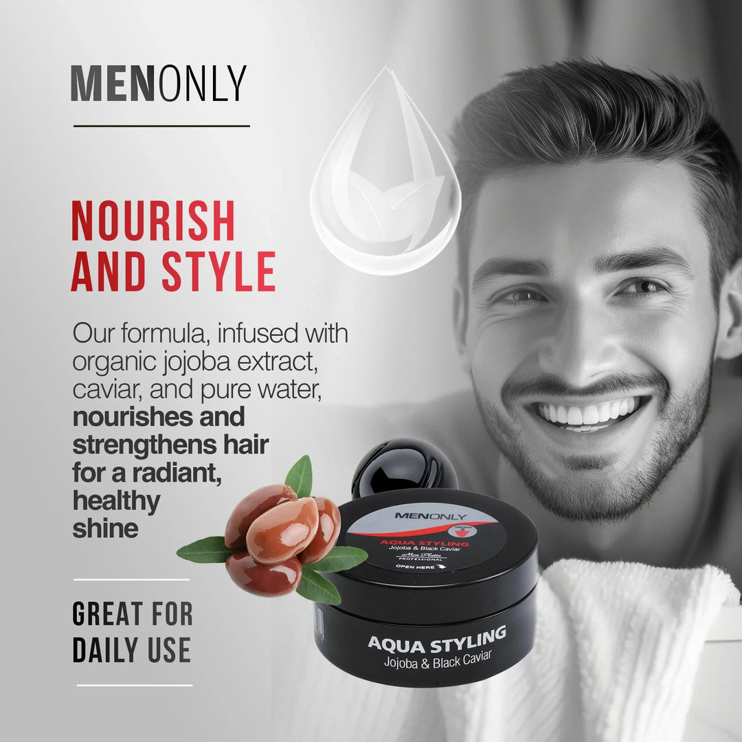 Mon Platin Men Only Aqua Styling Wax - nourish and style