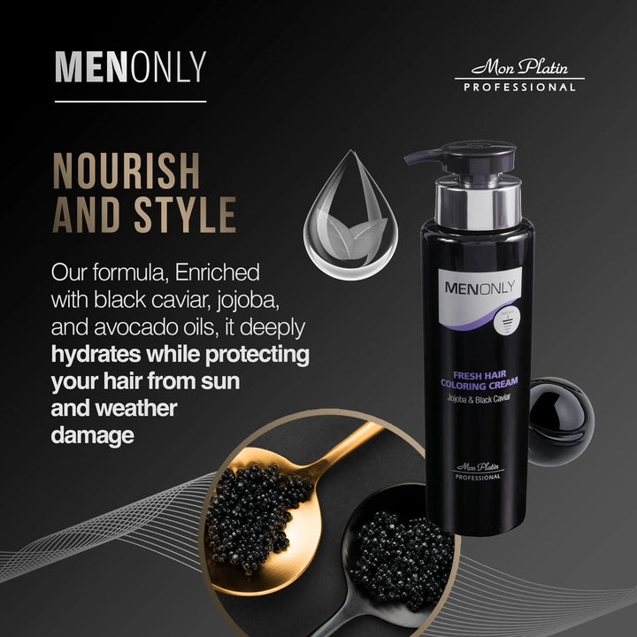 Mon Platin Men Only Fresh Hair Coloring Cream - nourish and style