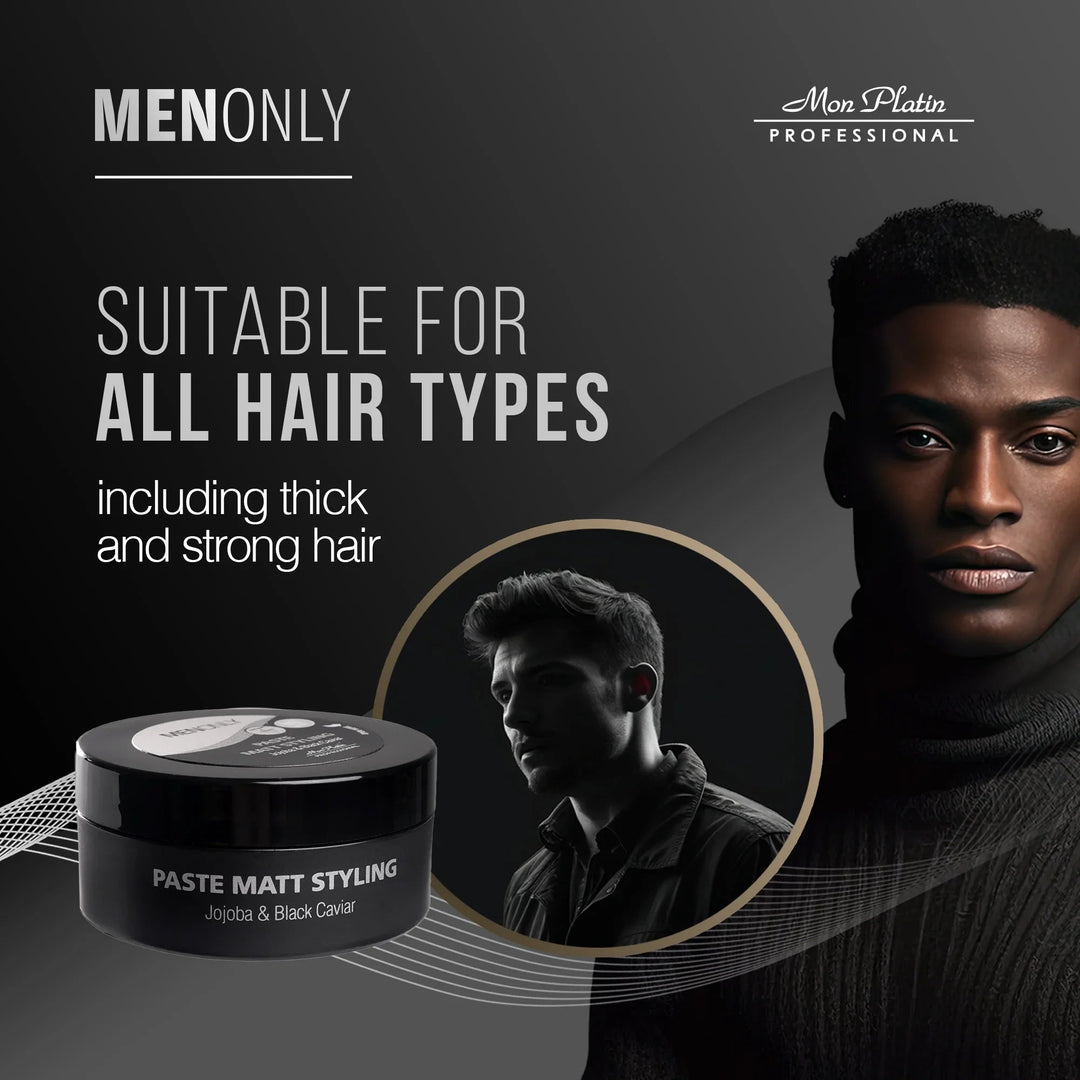 Mon Platin Men Only Matt Styling Paste - suitable for all hair types