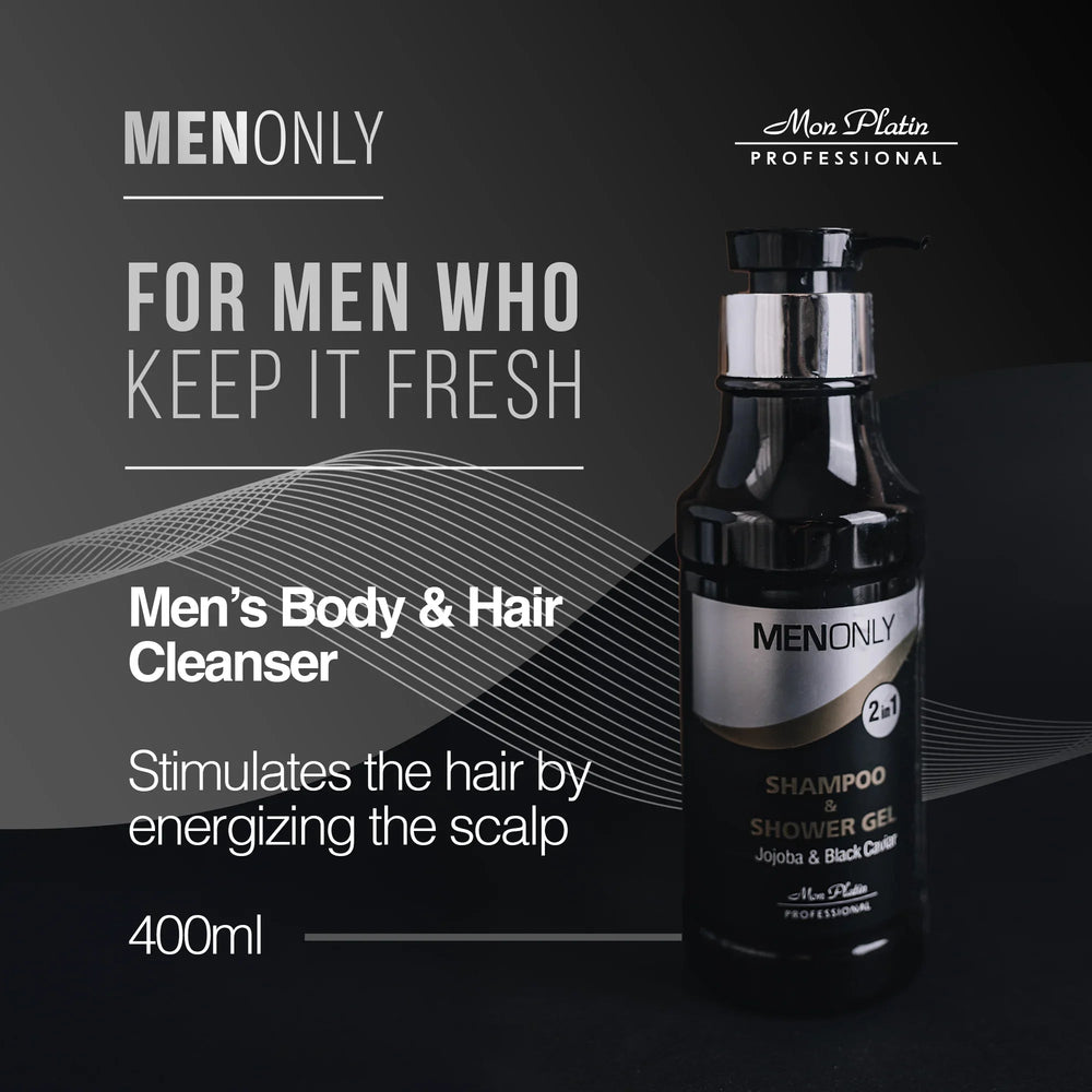 Mon Platin Men Only Shampoo & Shower Gel - body and hair cleanser
