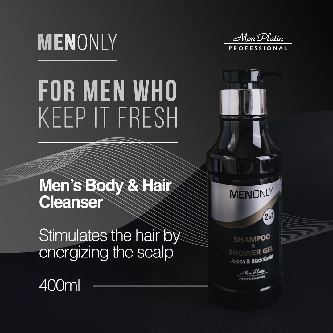Mon Platin Men Only Shampoo & Shower Gel - body and hair cleanser