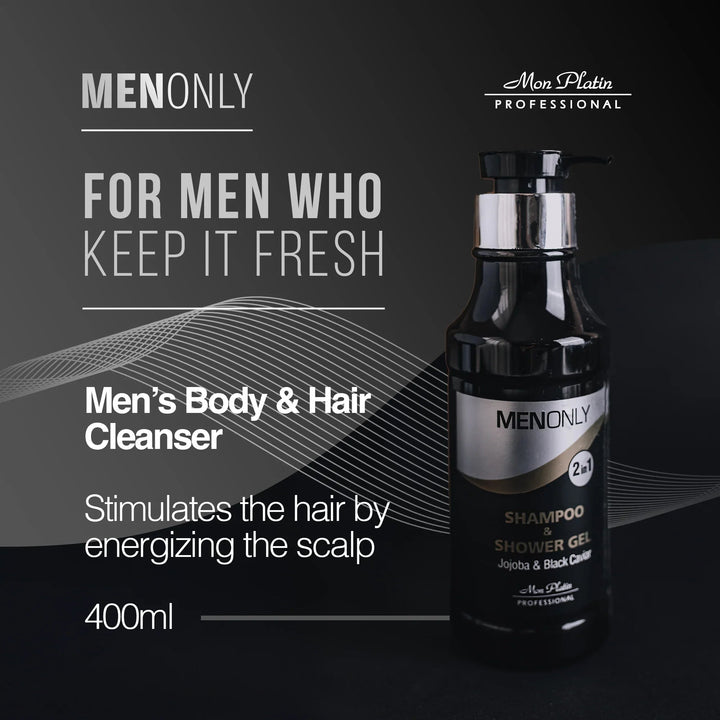 Mon Platin Men Only Shampoo & Shower Gel - body and hair cleanser
