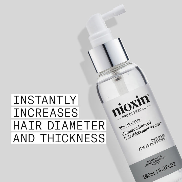 Nioxin Diamax Advanced Hair Thickening Serum - instantly increases hair diameter and thickness