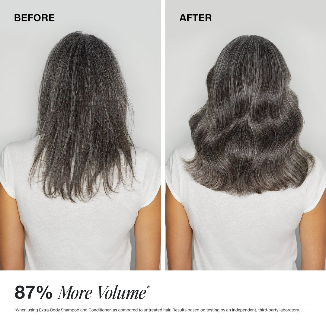 Paul Mitchell Extra-Body Conditioner - before and after volume results
