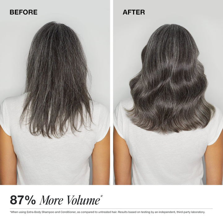 Paul Mitchell Extra-Body Conditioner - before and after volume results
