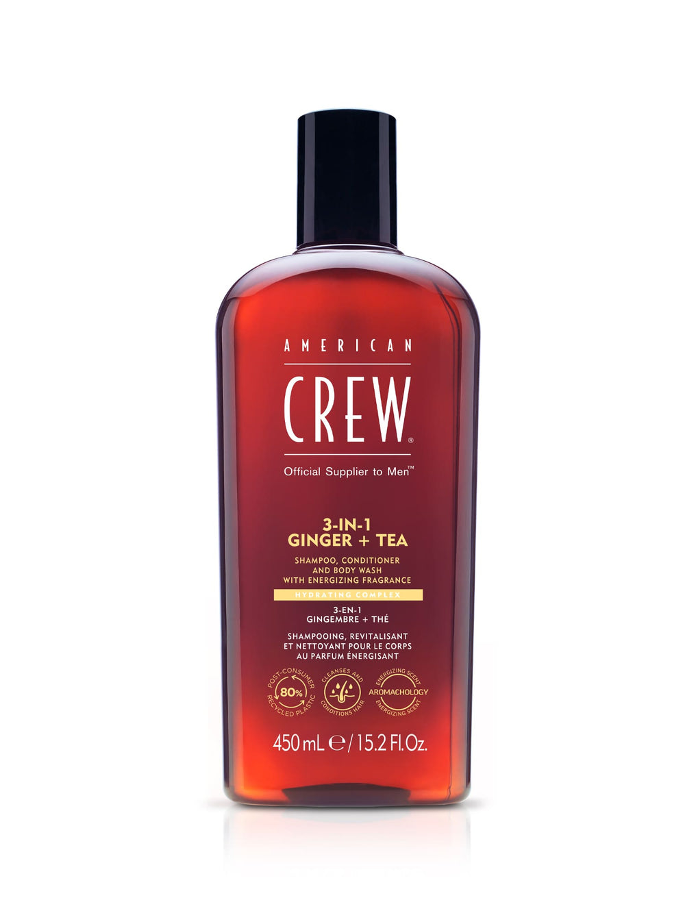 American Crew 3-In-1 Ginger + Tea 15.2 oz (450 ml)