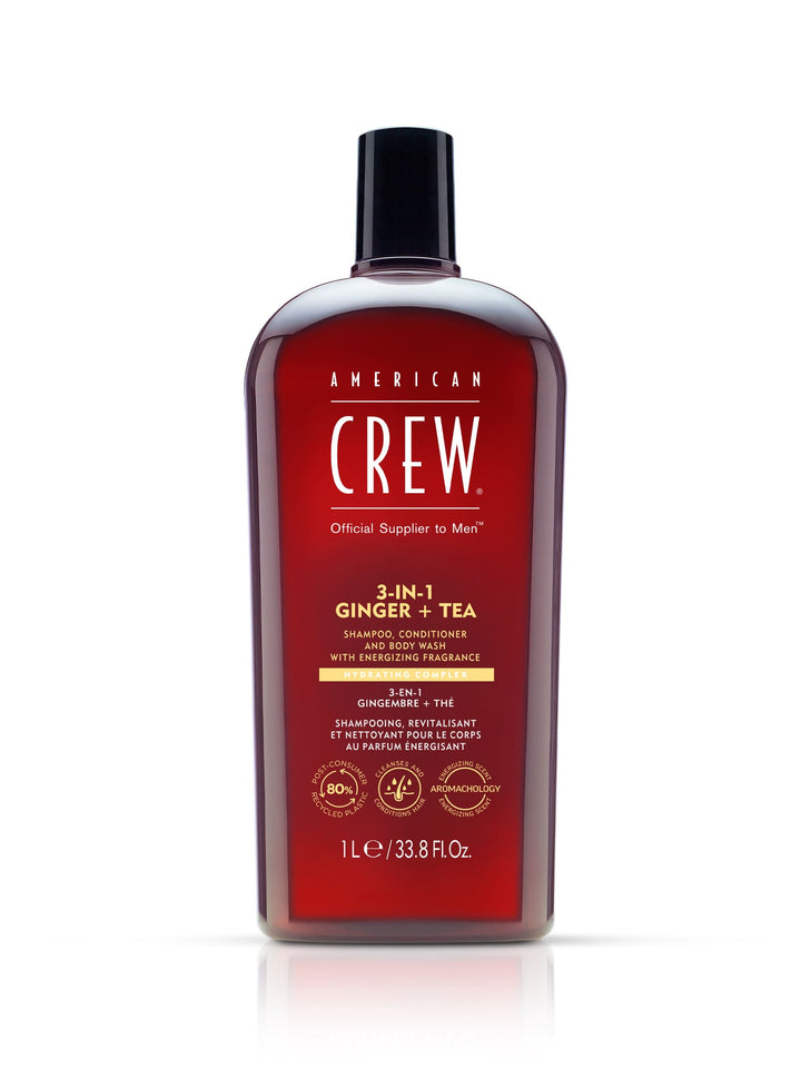 American Crew 3-In-1 Ginger + Tea 33.8 oz (1 L)