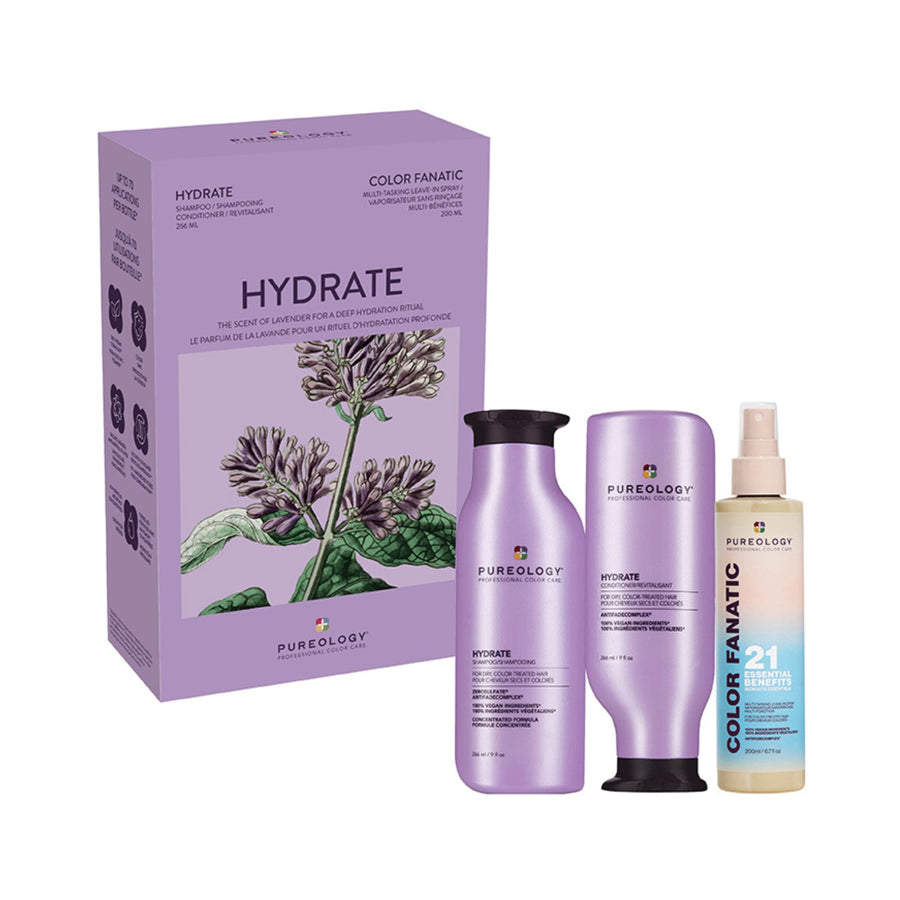 Pureology Hydrate Holiday Kit 2 x 9 oz (266 ml) + 6.7 oz (200 ml)
