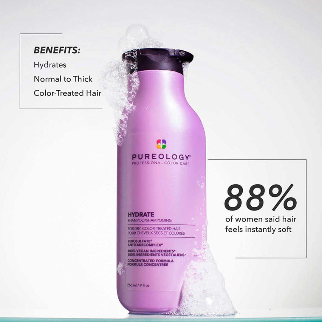 Pureology Hydrate Shampoo - hydrates normal to thick color-treated hair