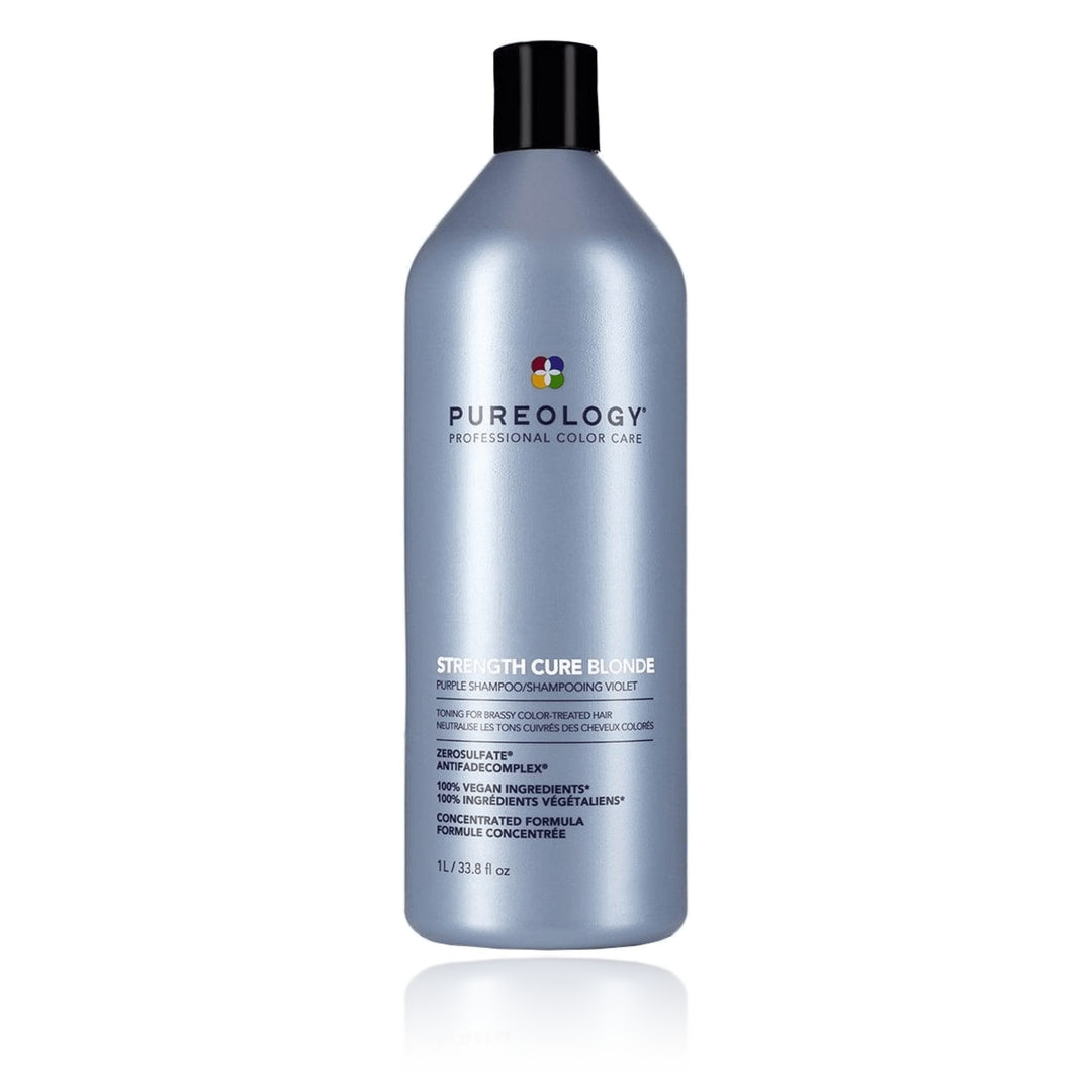 Pureology Strength Cure Blonde Purple Shampoo 33.8 oz (1000 ml)