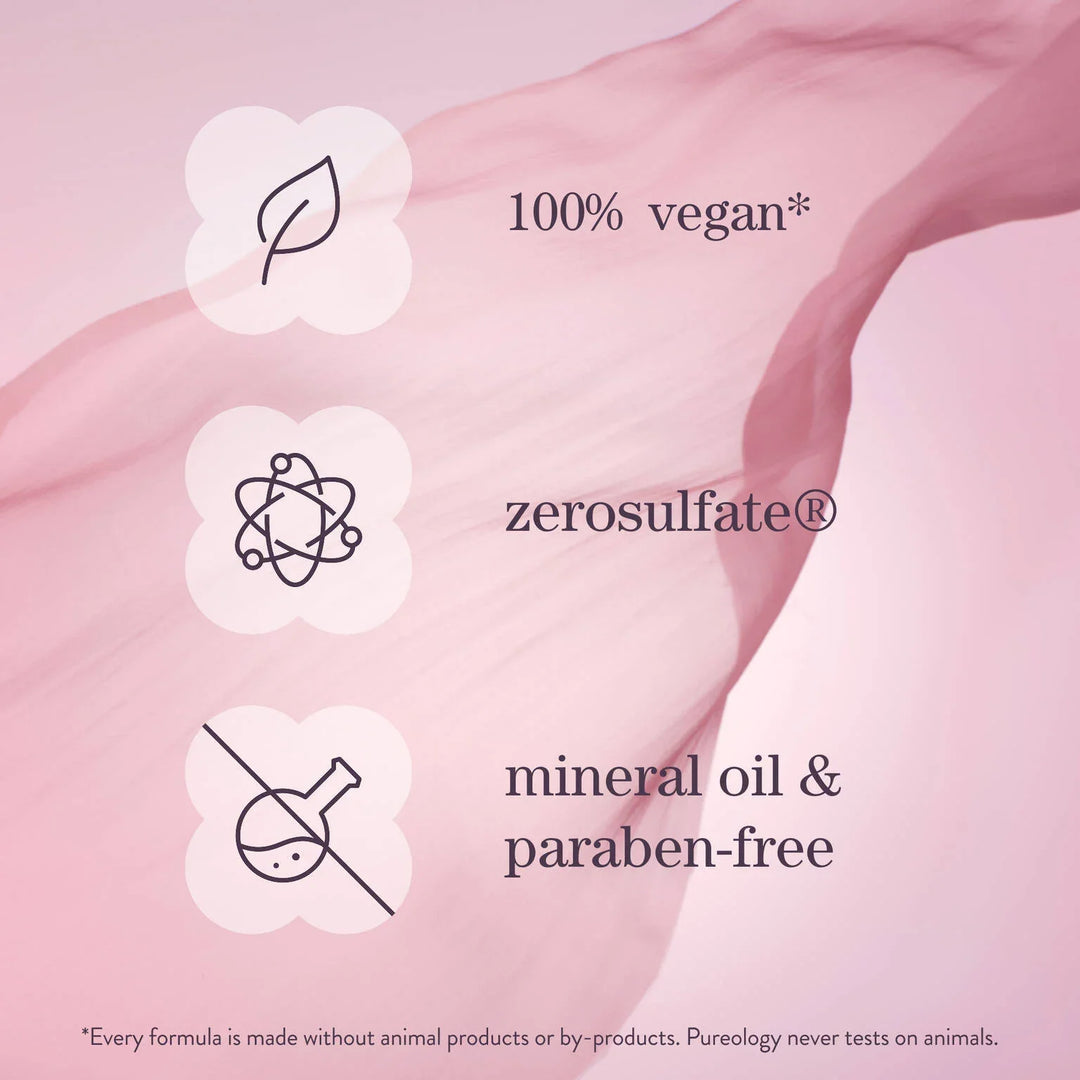 Pureology Smooth Gloss Shampoo - 100% vegan, zerosulfate, mineral oil and paraben-free