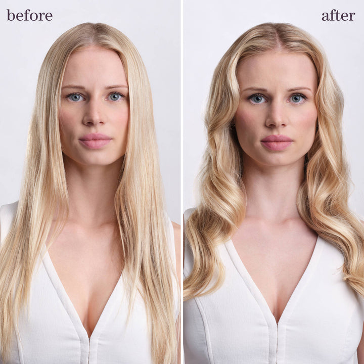 Pureology Smooth Gloss Silkmorphose Spray - before and after on blonde hair