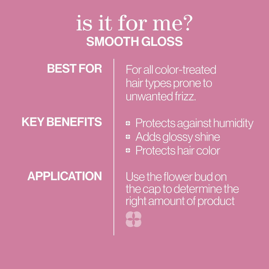 Pureology Smooth Gloss Treatment Mask - who it is for and key benefits
