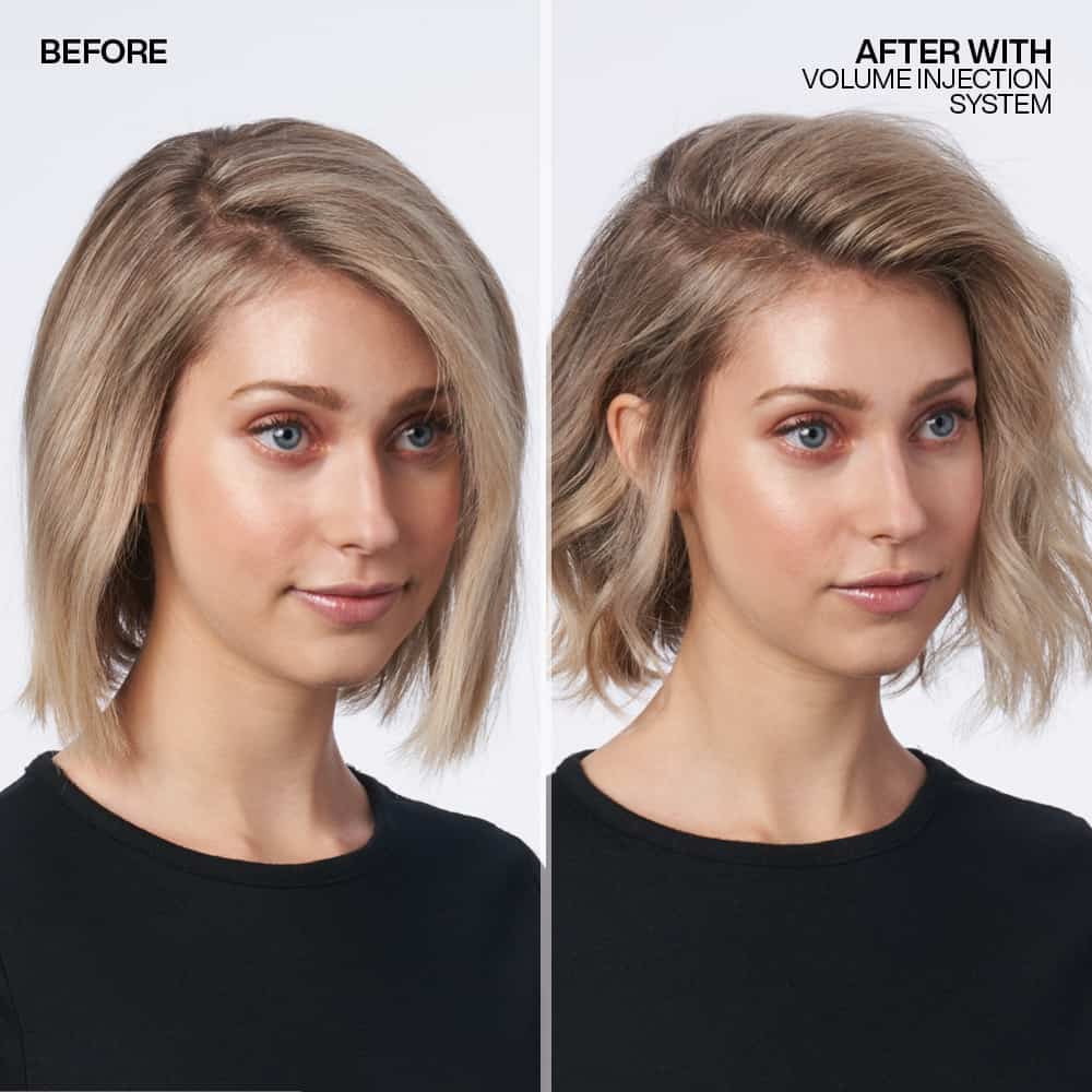 Redken Volume Injection Shampoo - before and after
