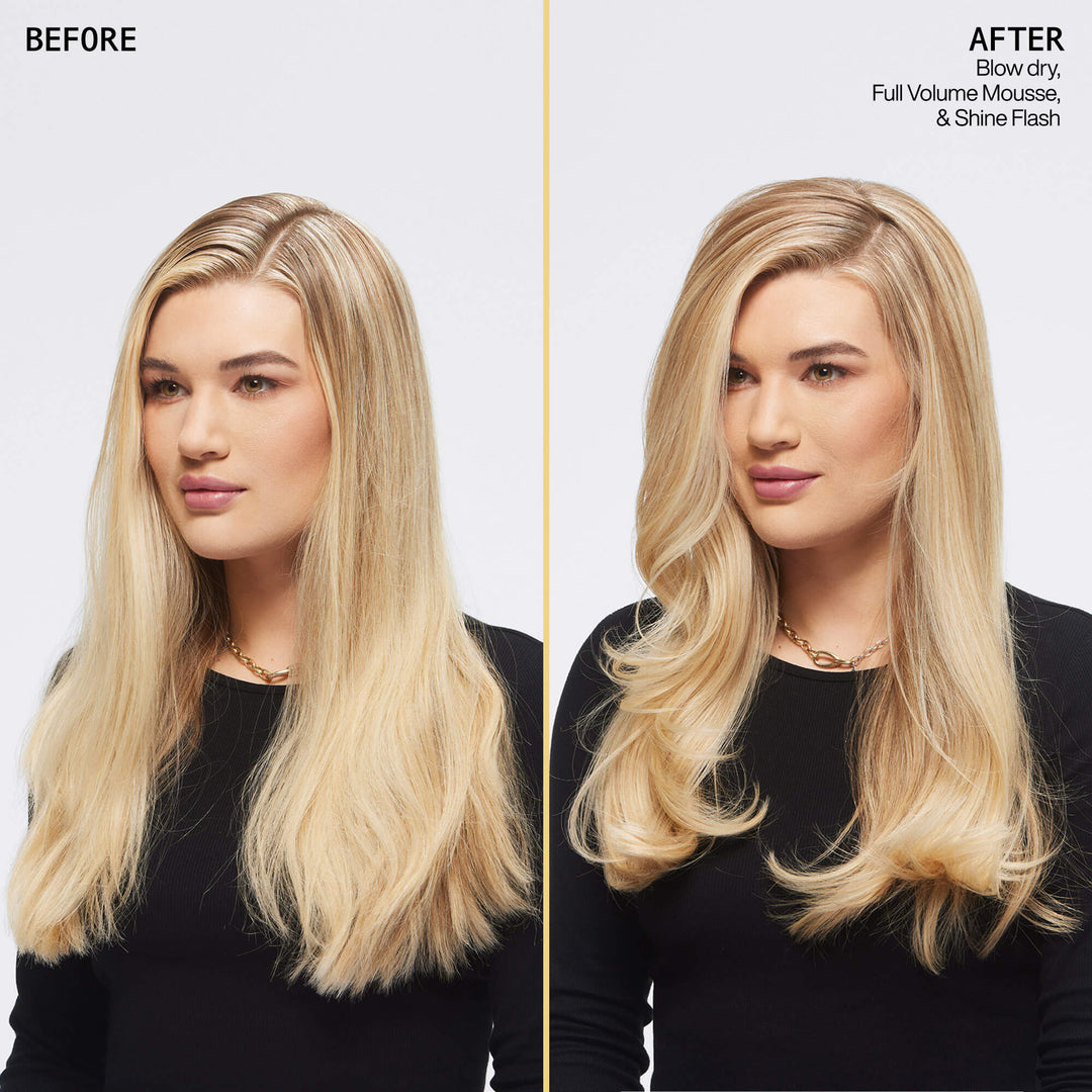 Redken Shine Flash - before and after