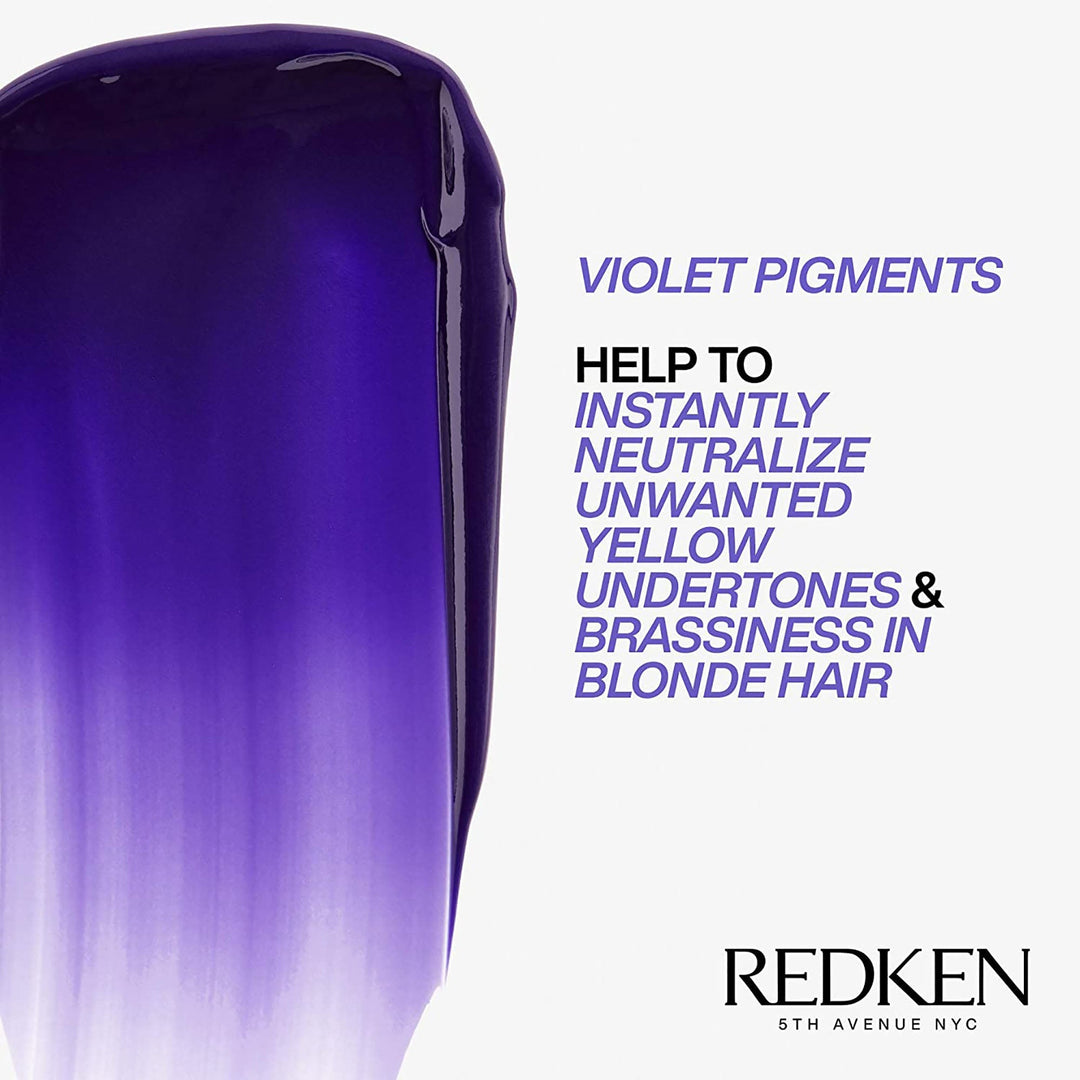 Redken Blondage Express Anti-Brass Mask - violet mask texture