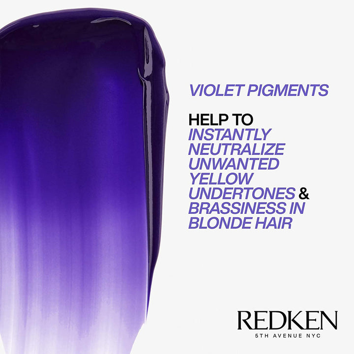 Redken Blondage Express Anti-Brass Mask - violet mask texture