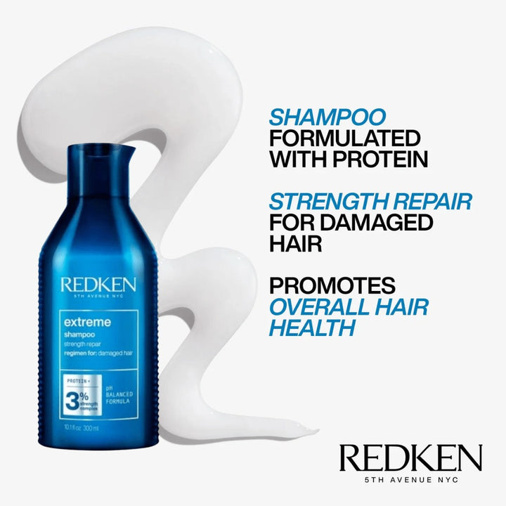 Redken Extreme Shampoo - benefits graphic