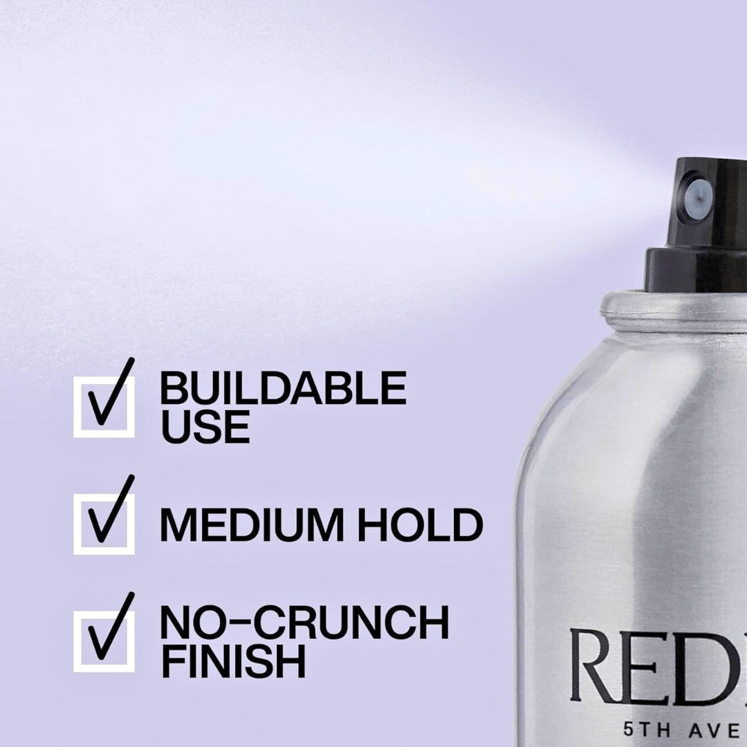 Redken Brushable Hairspray 12 - buildable medium hold, no-crunch finish