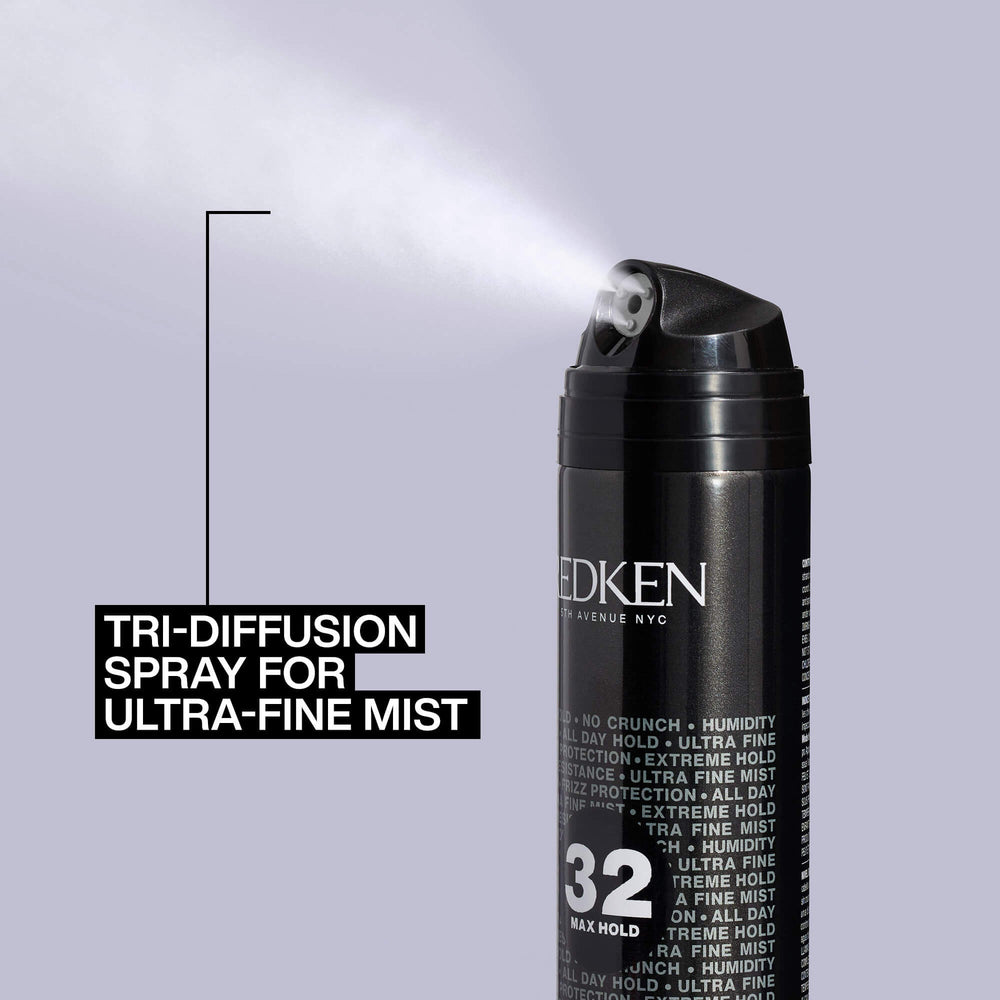 Redken Max Hold Hairspray 32 - ultra-fine tri-diffusion mist