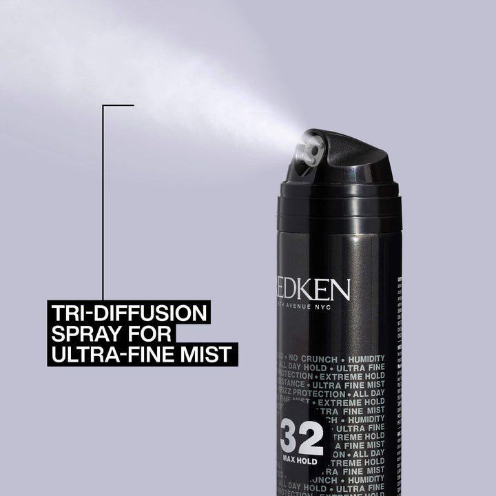 Redken Max Hold Hairspray 32 - ultra-fine tri-diffusion mist