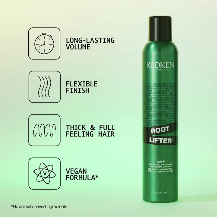 Redken Root Lifter - long-lasting volume, flexible finish