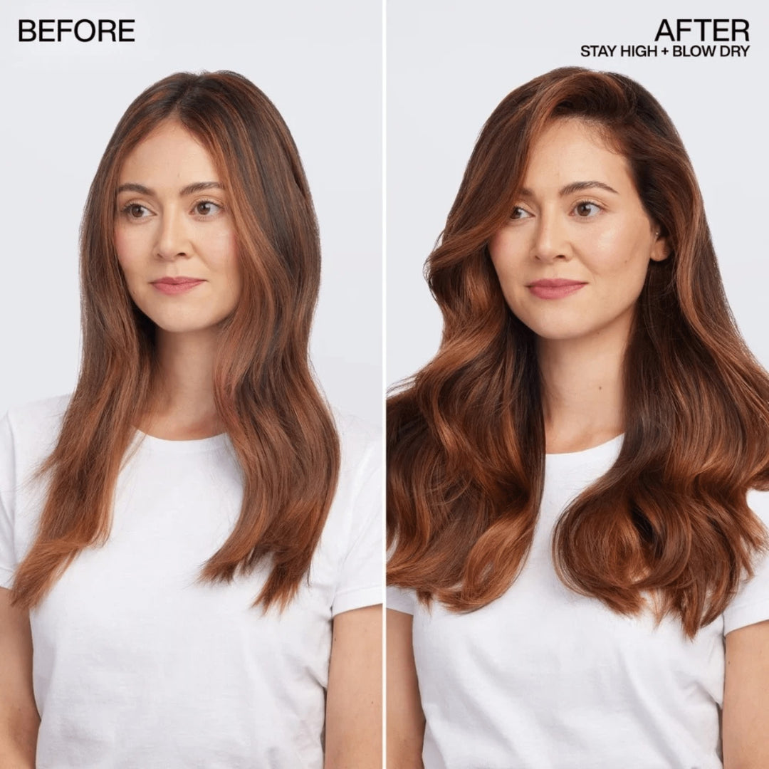 Redken Stay High Mousse - before and after