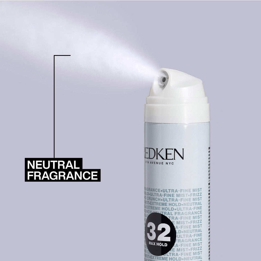 Redken Max Hold Hairspray 32 Triple Pure - neutral fragrance mist