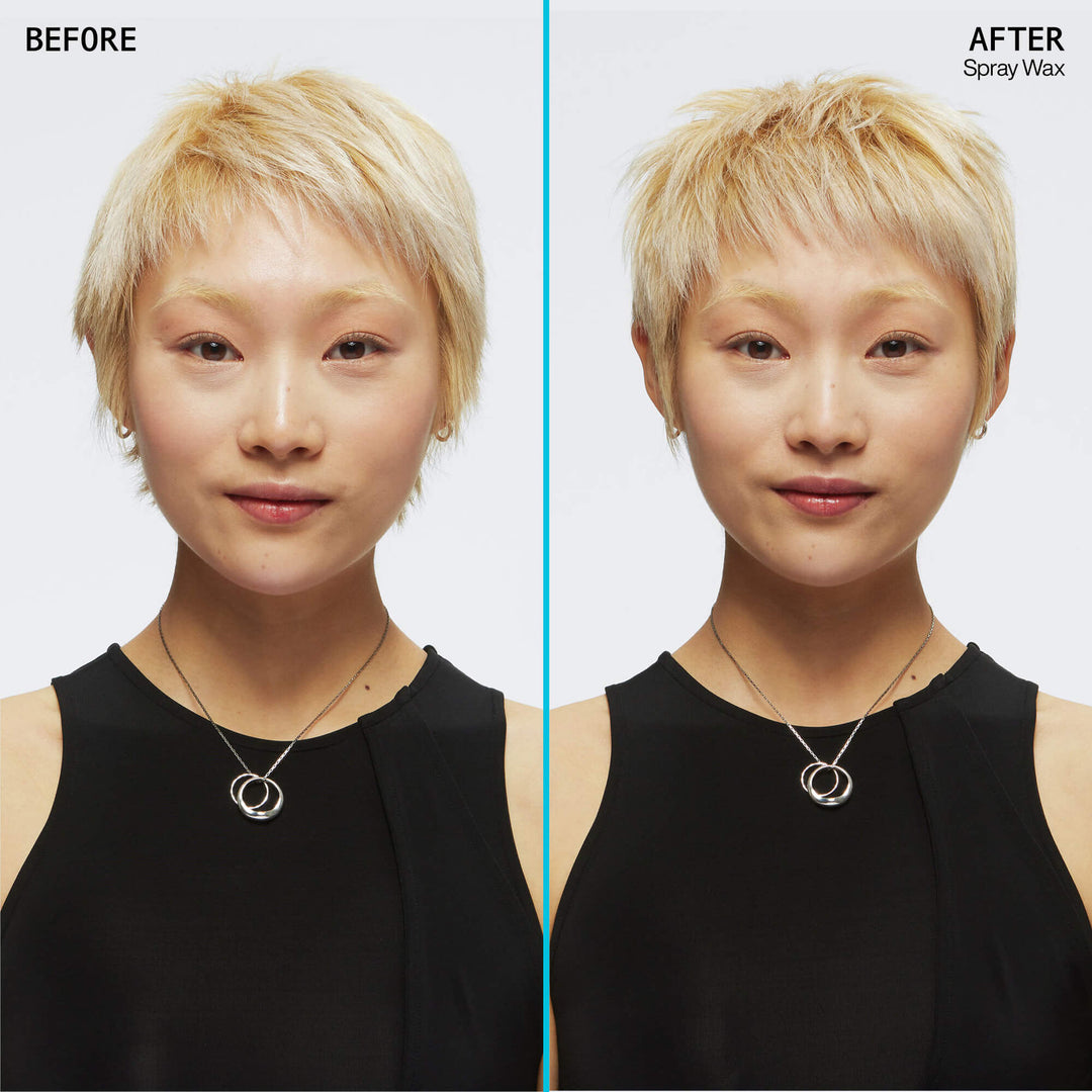 Redken Spray Wax - before and after